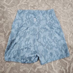 Buffbunny Blue Camo Shorts Small